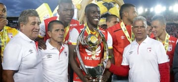 'El Trencito' y su segundo título en Santa Fe, ya había ganado la Copa Colombia en 2009