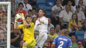 <b>EXPERIENCIA. </b>Casillas disputó contra el Getafe su partido oficial 576 con la camiseta madridista.