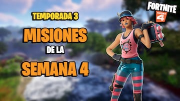 fortnite capitulo 4 temporada 3 tierras salvajes misiones semana 4