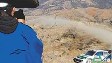 <b>ESTRENO. </b>Solá está disputando, entre mariachis, su primer rally con el Ford Focus WRC.