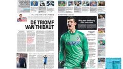 En Bélgica ya comparan las trayectorias de ambos porteros