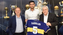 Boca presentó oficialmente a Carlos Zambrano