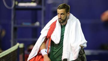 Dzumhur, tenista bosnio, descalificado en Acapulco.