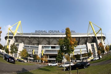El templo del Borussia Dortmund tiene capacidad para 62.000 espectadores.