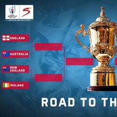 Así quedan los cuartos de final del Mundial de rugby