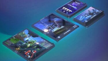 Samsung patenta un teléfono plegable pensado para jugar