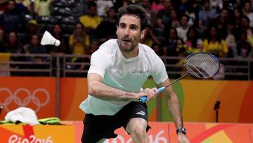 El español Pablo Abián, eliminado.