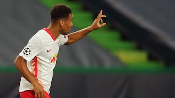 Tyler Adams fired home a deflected winner in the 88th minute to send RB Leipzig into the first ever Champions League semi-final.