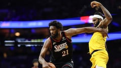 Embiid sale a flote