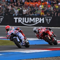 Bastianini aplaude su lucha con Márquez: “Ninguno quería ceder”