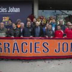 La peña Cruyff pide que el Camp Nou lleve el nombre de Johan