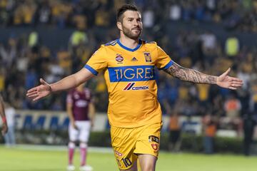El ariete francés sigue anotando con el paso de los torneos, cada partido deja un destello de calidad. En total tiene ocho anotaciones en el Clausura 2018.