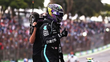 Lewis Hamilton (Mercedes). Sao Paulo, F1 2021.