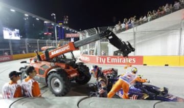 Accidente del piloto australiano, Daniel Ricciardo.
