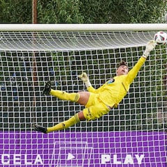 Aceves, el alumno aventajado de la portería del Pucela