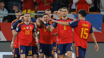 Un gol de España ante Turquía.