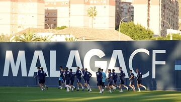 ENTRENAMIENTO DEL OVIEDO EN MALAGA