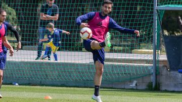Kecojevic, en un entrenamiento.