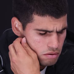 Alcaraz, tras la lesión de Djokovic: “Yo creo que alguien que piensa en retirarse no juega así”