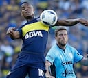 La Bombonera le erizó la piel a Barrios en su debut con Boca
