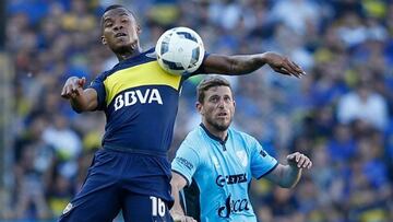 La Bombonera le erizó la piel a Barrios en su debut con Boca