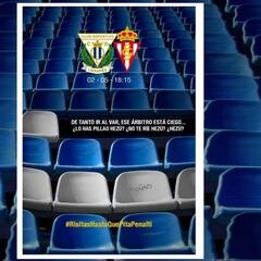 El Leganés homenajea al ‘Risitas’ en la previa de su partido más serio