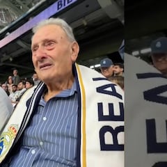 Video: emotional 85-year-old Madridista grandfather meets the Estadio Santiago Bernabéu for the first time