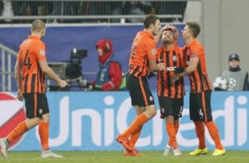 El Shakhtar Donetsk de Ucrania es el sitio 44 con 7 mil 134 puntos.