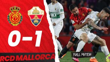 Mallorca 0 - Elche 1 en Son Moix, temporada 22-23. Derrota ante el colista Elche.