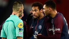 Neymar, baja por sanción ante el Lille la próxima jornada