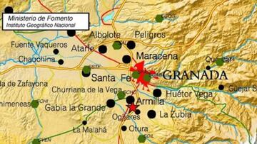 Granada ha sido sacudida por un terremoto de magnitud 2,4 en su capital y su &aacute;rea metropolitana a las 14:14 horas