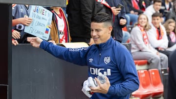 James David Rodríguez y el supuesto interés de la Lazio por ficharlo.