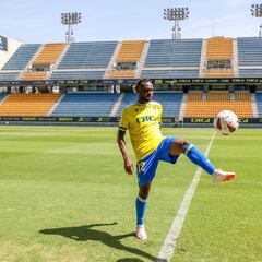 Kouamé, integrado, y con ganas de ayudar al Cádiz