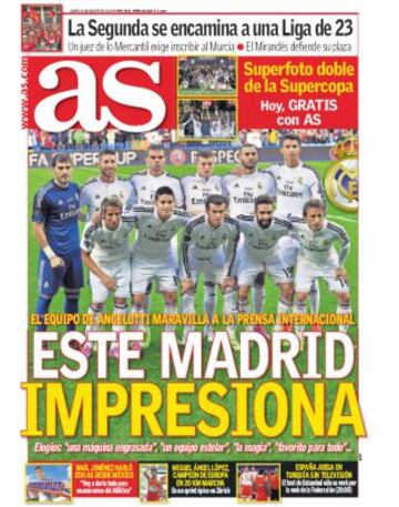 Las portadas de AS de agosto