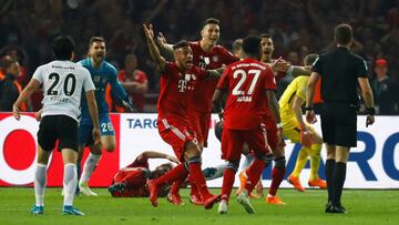 El VAR no concedió un penalti al Bayern en el 94' con 1-2 y el Eintracht marcó a continuación