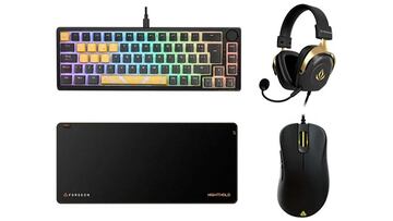 Ratón, teclado y auriculares gaming en oferta.