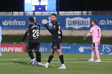 Munir festeja el 0-1. 