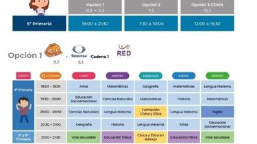 Aprende en Casa II: horarios de clases del 30 noviembre al 4 diciembre