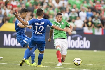 Estas son las mejores imágenes del duelo entre el tricolor y la Selecta celebrado en San Diego, y que marcó el debut de los de Osorio en el torneo de Concacaf.