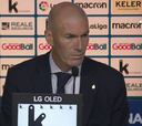 Zidane: "Jugar cada tres días no cambia mucho a un año normal"