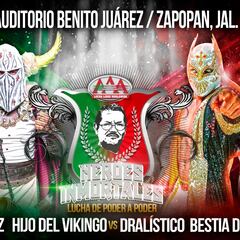 Cartel completo para AAA Héroes Inmortales 2023