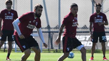 Lucas Pratto y Juan Fernando Quintero