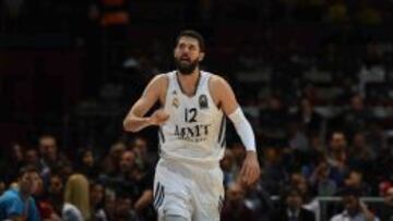 Nikola Mirotic, durante la pasada Final Four de la Euroliga.