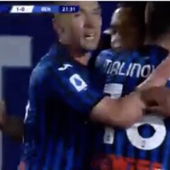 Muriel anota de primera tras gran pared con Malivnoskyi