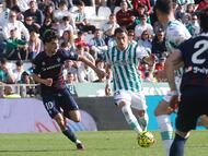 Carracedo, en una de sus diagonales