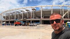 Beckham mostró su look más osado: ni Ronaldo Nazario se atrevería