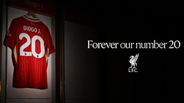 Diogo Jota, eterno 20: su dorsal queda retirado en el Liverpool