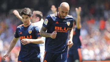 20/05/18 PARTIDO PRIMERA DIVISION
 LIGA SANTADER
 JORNADA 38
 VALENCIA CF - DEPORTIVO DE LA CORU&Ntilde;A 
 ZAZA GOL ALEGRIA 1-0