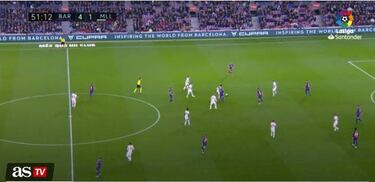 Takefusa Kubo nutmegs Leo Messi at Camp Nou!