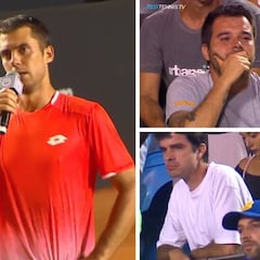 Tenista emocionó con recuerdo de sus padres tras ganar un título